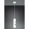 Luminaires Trio Suspensions|Stream Suspension Blanc, 1 lumière