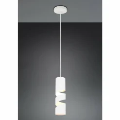 Luminaires Trio Suspensions|Stream Suspension Blanc, 1 lumière