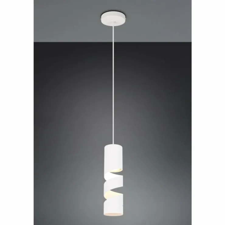 Luminaires Trio Suspensions|Stream Suspension Blanc, 1 lumière