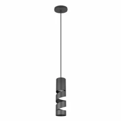 Luminaires Trio Suspensions|Stream Suspension Noir, 1 lumière