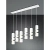 Luminaires Trio Suspensions|Stream Suspension Blanc, 6 lumières