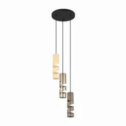 Luminaires Trio Suspensions|Stream Suspension Multicolore, 3 lumières