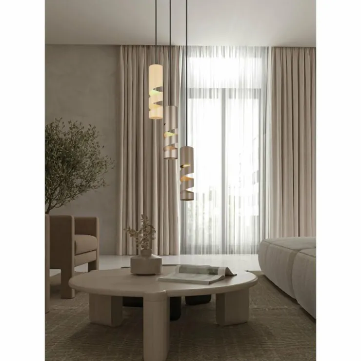 Luminaires Trio Suspensions|Stream Suspension Multicolore, 3 lumières