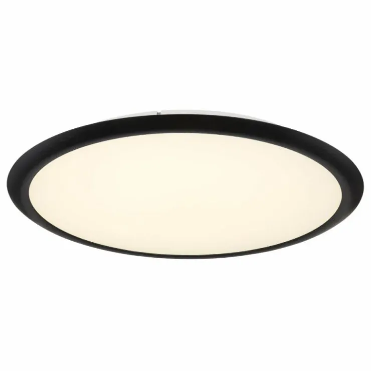Luminaires Globo Lighting Éclairage Led|Suna Plafonnier LED Noir, 1 lumière, Télécommandes