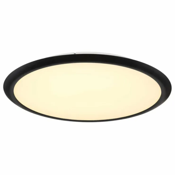 Luminaires Globo Lighting Éclairage Led|Suna Plafonnier LED Noir, 1 lumière, Télécommandes