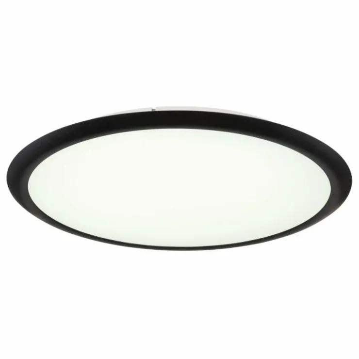 Luminaires Globo Lighting Éclairage Led|Suna Plafonnier LED Noir, 1 lumière, Télécommandes