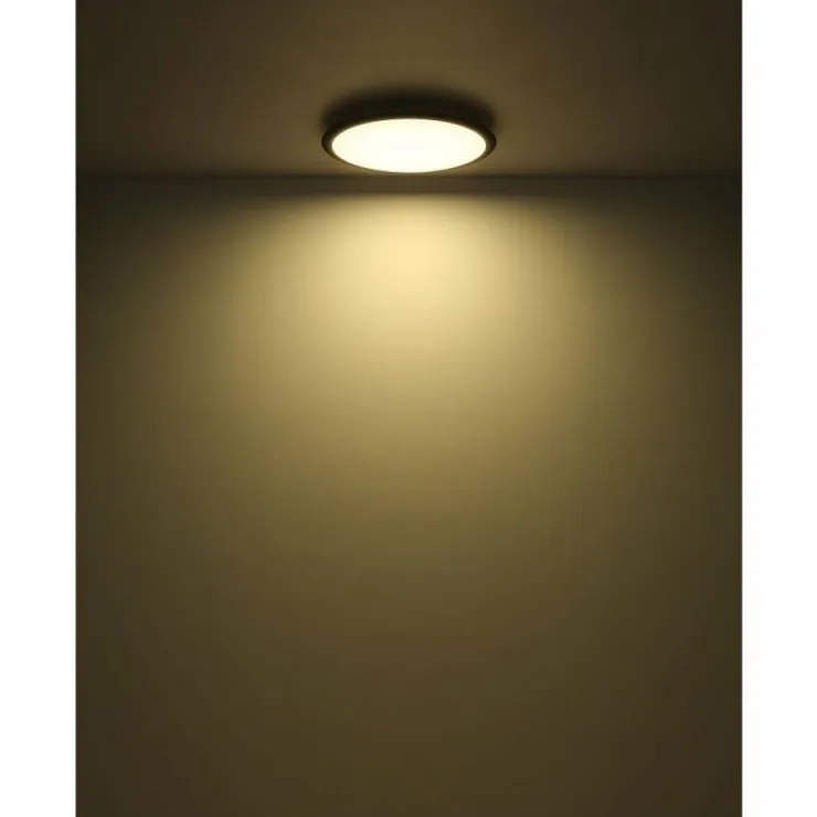 Luminaires Globo Lighting Éclairage Led|Suna Plafonnier LED Noir, 1 lumière, Télécommandes