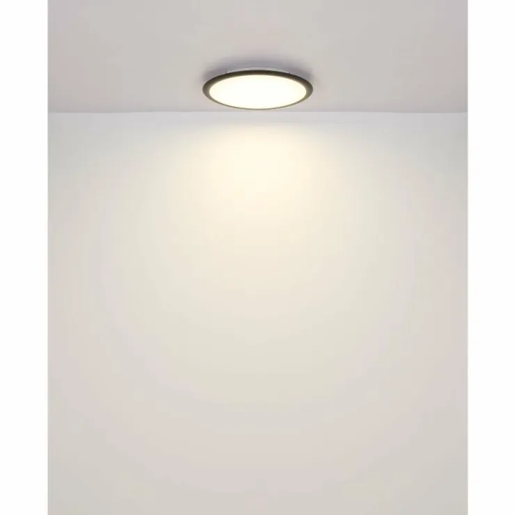 Luminaires Globo Lighting Éclairage Led|Suna Plafonnier LED Noir, 1 lumière, Télécommandes