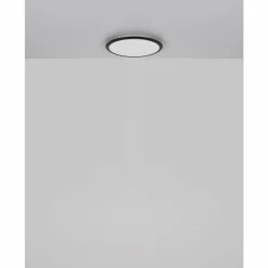 Luminaires Globo Lighting Éclairage Led|Suna Plafonnier LED Noir, 1 lumière, Télécommandes