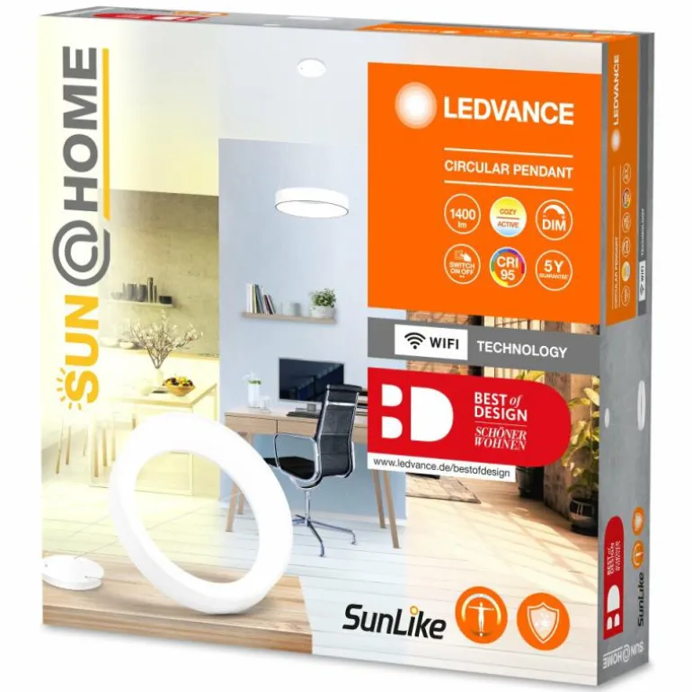 SUNATHOME Applique murale / Plafonnier Luminaires Ledvance LED Blanc, 1 lumière