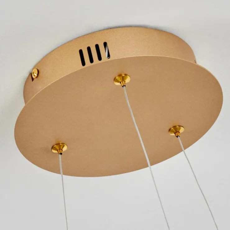 hofstein Suspensions|Suspension Barril LED Laiton, 1 lumière