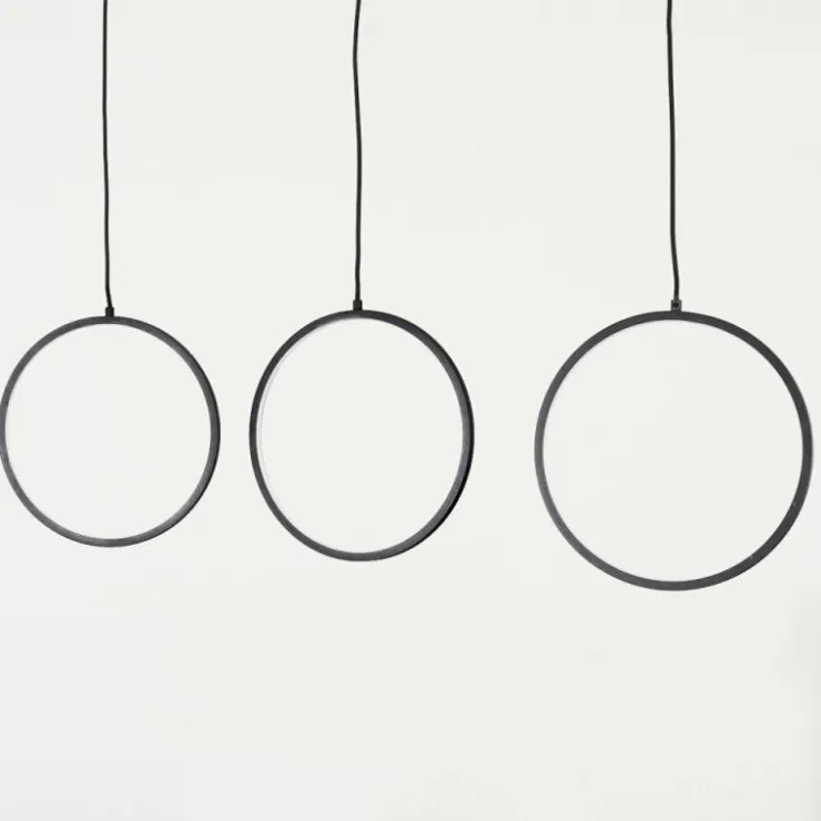 hofstein Suspensions|Suspension Nevogilde LED Noir, 1 lumière