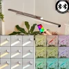 Suspension Tamizat LED Nickel mat, 2 lumières, Changeur de couleurs