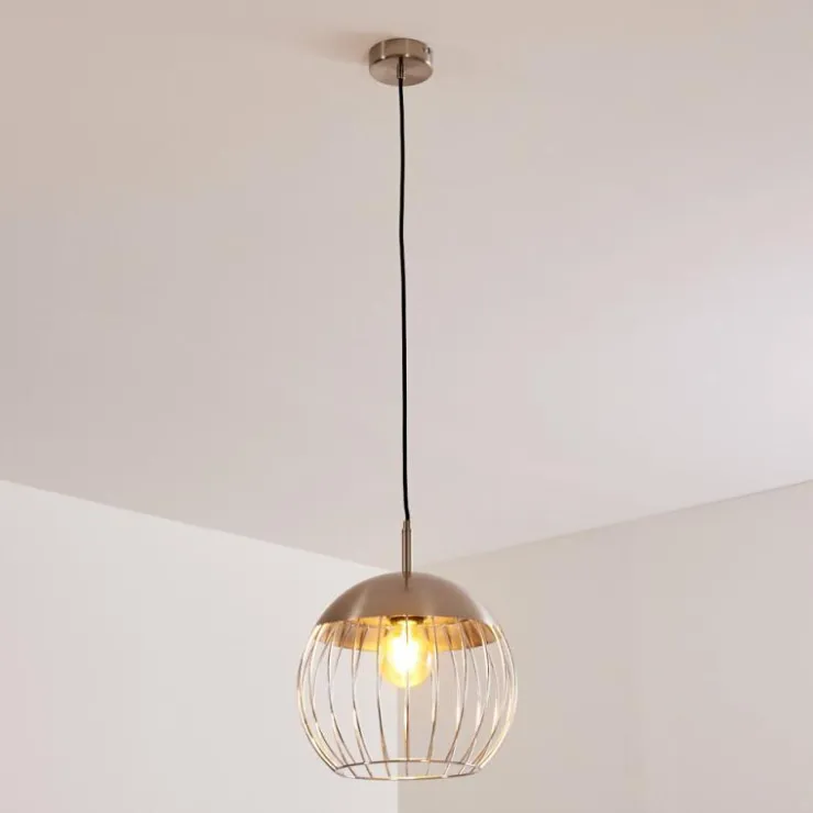 hofstein Suspensions|Suspension Agiez Nickel mat, 1 lumière