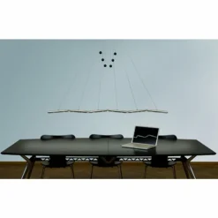 Luminaires Basis Leuchten Suspensions|Suspension Basis-Leuchten GENUA LED Aluminium, 6 lumières