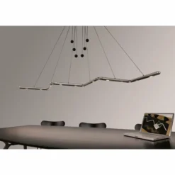 Luminaires Basis Leuchten Suspensions|Suspension Basis-Leuchten GENUA LED Aluminium, 4 lumières