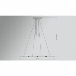 Luminaires Basis Leuchten Suspensions|Suspension Basis-Leuchten GENUA LED Aluminium, 4 lumières