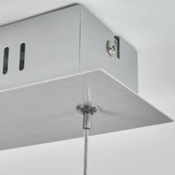 hofstein Suspensions|Suspension Bernese LED Nickel mat, 3 lumières