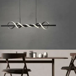Luminaires Brilliant Éclairage Led|Suspension Brilliant Amalie LED Noir, 1 lumière