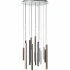 Luminaires Brilliant Éclairage Led|Suspension Brilliant Living Cembalo LED Brun, 16 lumières