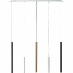 Luminaires Brilliant Éclairage Led|Suspension Brilliant Living Cembalo LED Aluminium, 5 lumières