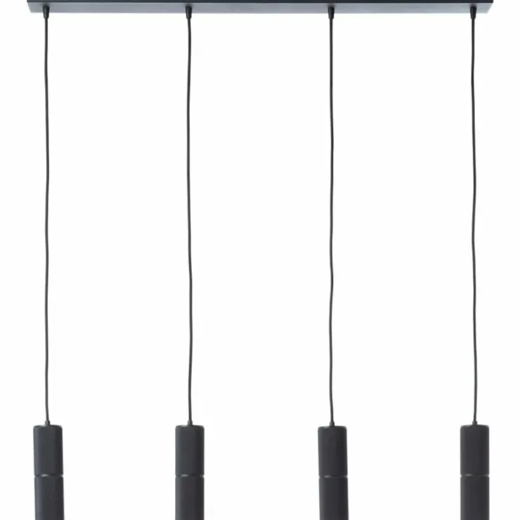 Luminaires Brilliant Suspensions|Suspension Brilliant Marty LED Noir, 4 lumières