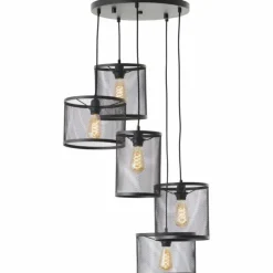 Luminaires Brilliant Suspensions|Suspension Brilliant Maze Noir, 5 lumières
