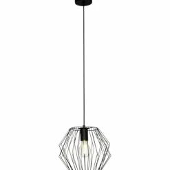 Luminaires Brilliant Suspensions|Suspension Brilliant Noris Noir, 1 lumière