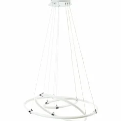 Luminaires Brilliant Éclairage Led|Suspension Brilliant Poolen LED Argenté, 1 lumière, Télécommandes
