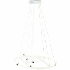 Luminaires Brilliant Éclairage Led|Suspension Brilliant Poolen LED Argenté, 1 lumière, Télécommandes