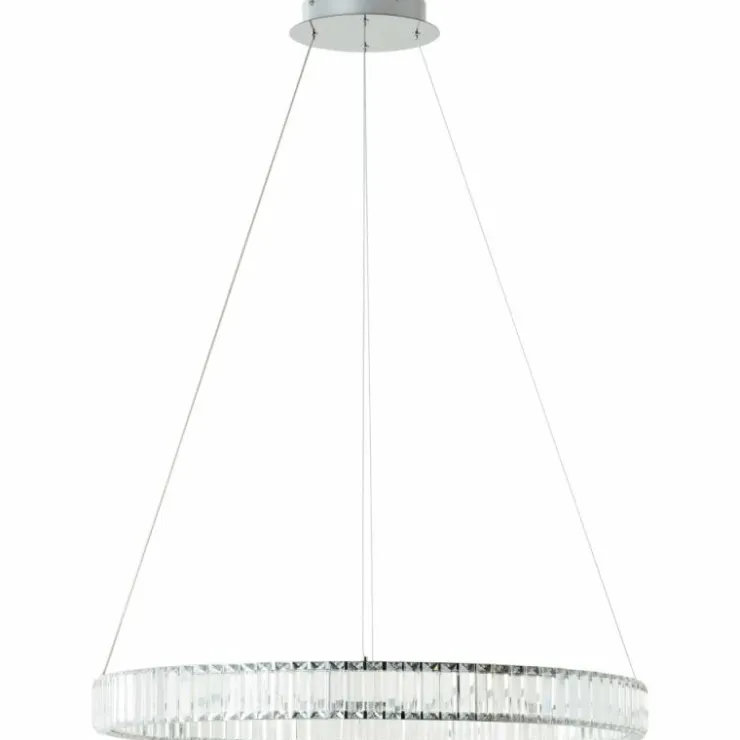 Luminaires Brilliant Éclairage Led|Suspension Brilliant Queen LED Argenté, 1 lumière, Télécommandes