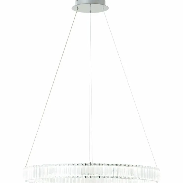 Luminaires Brilliant Éclairage Led|Suspension Brilliant Queen LED Argenté, 1 lumière, Télécommandes