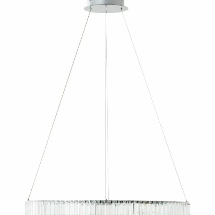 Luminaires Brilliant Éclairage Led|Suspension Brilliant Queen LED Argenté, 1 lumière, Télécommandes