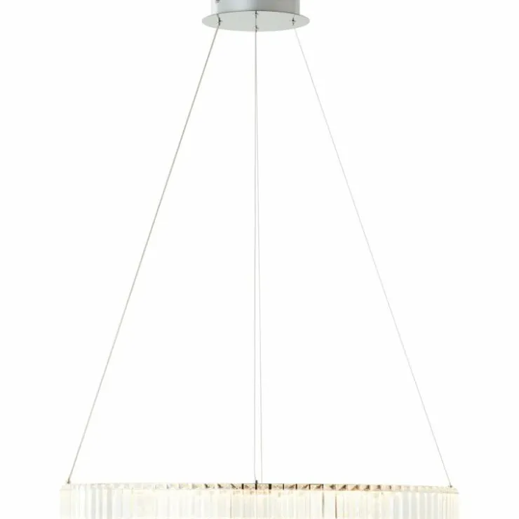 Luminaires Brilliant Éclairage Led|Suspension Brilliant Queen LED Argenté, 1 lumière, Télécommandes