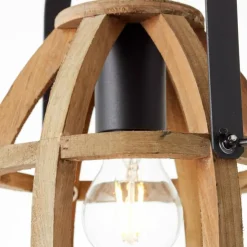Luminaires Brilliant Suspensions|Suspension Brilliant-Leuchten Calley Noir, 1 lumière