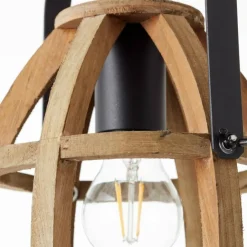 Luminaires Brilliant Suspensions|Suspension Brilliant-Leuchten Calley Noir, 1 lumière