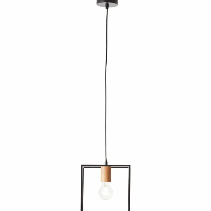 Luminaires Brilliant Suspensions|Suspension Brilliant-Leuchten Arica Noir, 1 lumière