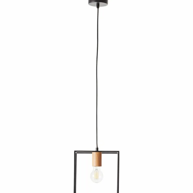 Luminaires Brilliant Suspensions|Suspension Brilliant-Leuchten Arica Noir, 1 lumière