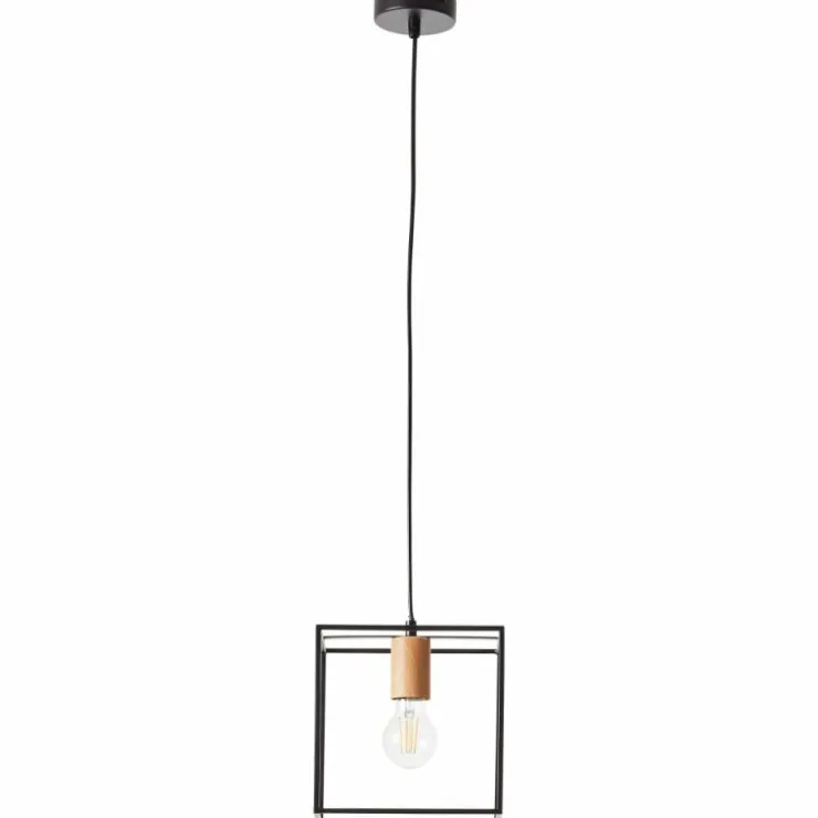 Luminaires Brilliant Suspensions|Suspension Brilliant-Leuchten Arica Noir, 1 lumière