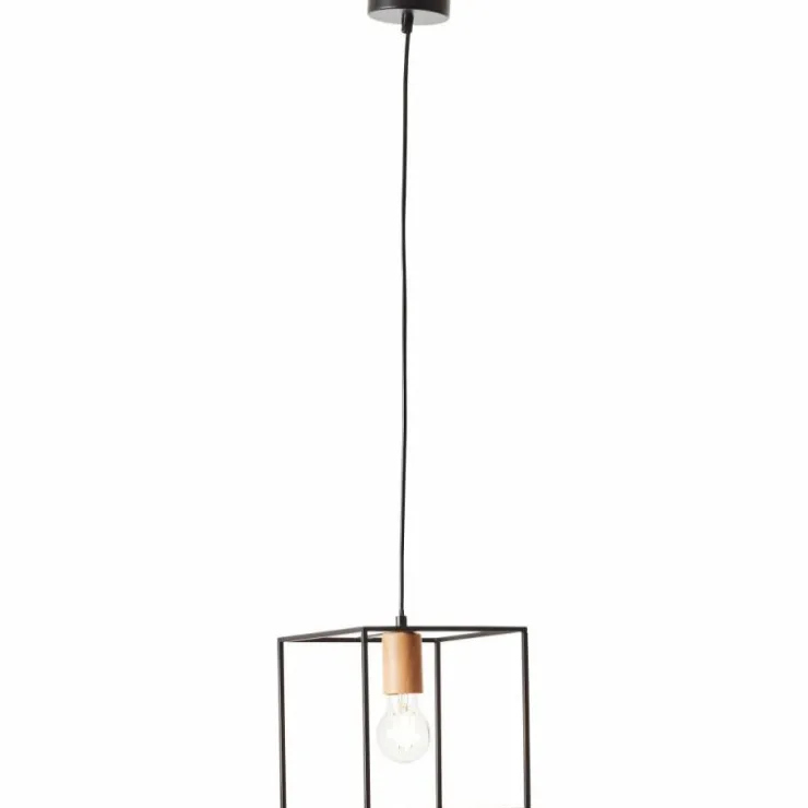 Luminaires Brilliant Suspensions|Suspension Brilliant-Leuchten Arica Noir, 1 lumière