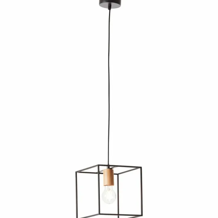 Luminaires Brilliant Suspensions|Suspension Brilliant-Leuchten Arica Noir, 1 lumière