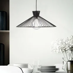 Luminaires Brilliant Suspensions|Suspension Brilliant-Leuchten Elmont Noir, 1 lumière