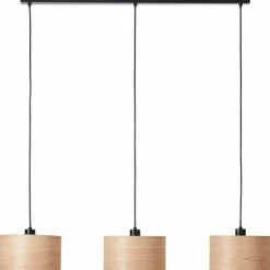 Luminaires Brilliant Suspensions|Suspension Brilliant-Leuchten Romm Noir, 3 lumières
