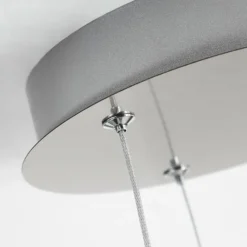 hofstein Suspensions|Suspension Calcium LED Nickel mat, 1 lumière