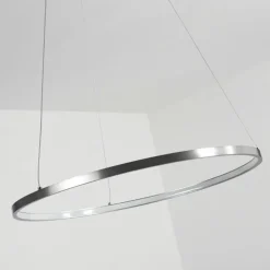 hofstein Suspensions|Suspension Calcium LED Nickel mat, 1 lumière