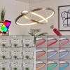 Suspension Canisteo LED Argenté, 2 lumières, Télécommandes, Changeur de couleurs