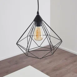 hofstein Suspensions|Suspension Cenova Noir, 1 lumière