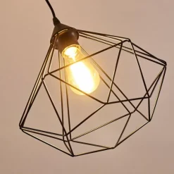 hofstein Suspensions|Suspension Cenova Noir, 1 lumière