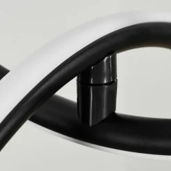 hofstein Éclairage Led|Suspension Chlak LED Noir, 2 lumières, Télécommandes