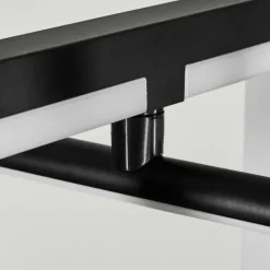 hofstein Éclairage Led|Suspension Chlak LED Noir, 3 lumières, Télécommandes